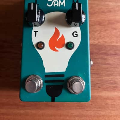 JAM Pedals Lucydreamer with original box - hand painted green image 1