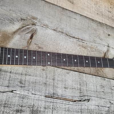 4x2 off set head 24 fret guitar neck replacement DIY project Electric Guitar neck image 6