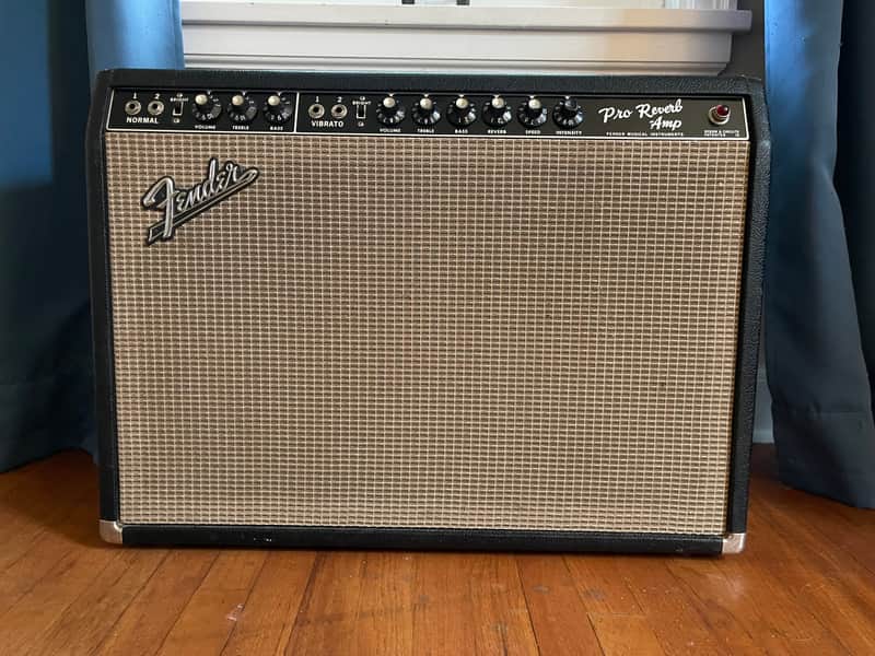 1965 Fender Pro Reverb 2-Channel 40-Watt 2x12" Guitar Combo 1965 - 1967 - Black Panel image 1