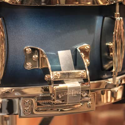 Slingerland Radio King LTD 5x14" Snare Drum Blue/Silver Lacquer Burst - New! image 9
