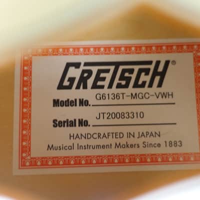 2020 Gretsch G6136T-MGC Michael Guy Chislett Signature White Falcon image 11