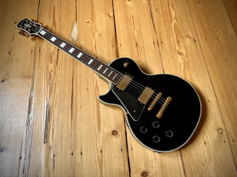 Epiphone Epiphone/ Gibson Les Paul Custom Ebony / Black image 1