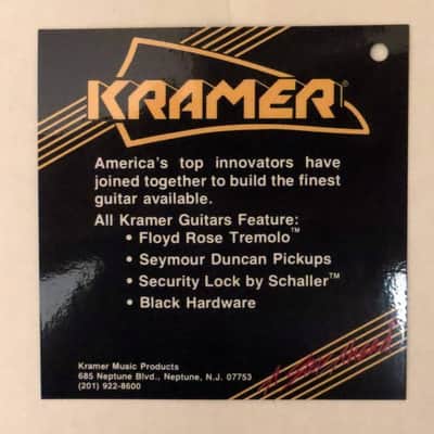Kramer Pacer Deluxe 1987 Candy Apple Red Bound Headstock 12th Fret Kramer Inlay image 21