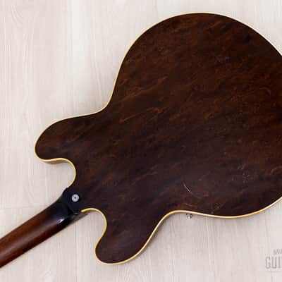 1968 Gibson ES-330 TD Long Neck Vintage Guitar Ice Tea Sunburst, Collector-Grade w/ Case image 15
