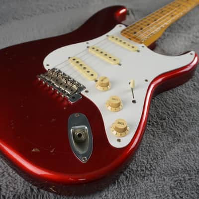 Fender Japan ST57-500 Stratocaster 1989 Candy Apple Red image 5