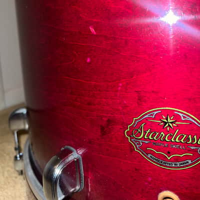 Tama Starclassic Maple 5 Piece Drum Kit Violet Shade Made In Japan image 10