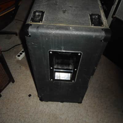 Marshall 1960B 4x12 Bottom cab (stage used by Agnostic Front out of NYC) 1974 - Black image 4