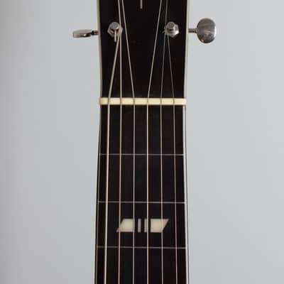 National Electric Hawaiian Lap Steel Electric Guitar (1938), ser. #B1295, original tan hard shell case. image 5