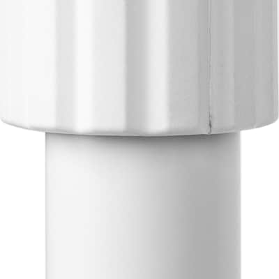 Shure by Gator SH-DESKTOP1 Round Base Desktop Microphone Stand, White image 5