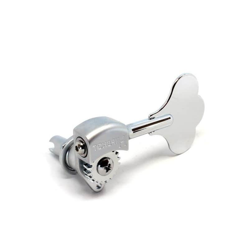 1 Hipshot Chrome Licensed Ultralight Bass Tuner 14mm 3/8 Clover image 1