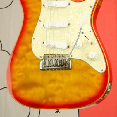 Used Zion RT Classic Electric Guitar, Vintage Cherry Burst, OHSC image 6