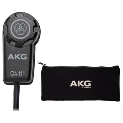AKG C411PP Condenser Transducer Pickup Microphone | Reverb