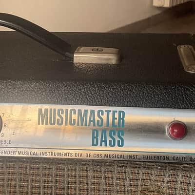 Fender CFA 7010 MUSICMASTER BASS AMP VINTAGE ORIGINAL image 6