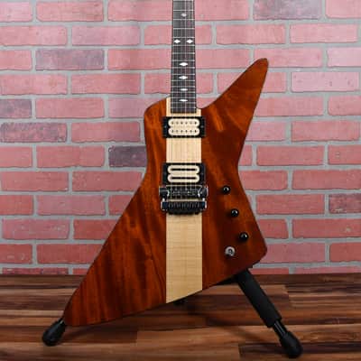 B.C. Rich USA Custom Explorer One Off  Natural 1986 w/ Fitted Hardshell Case image 4