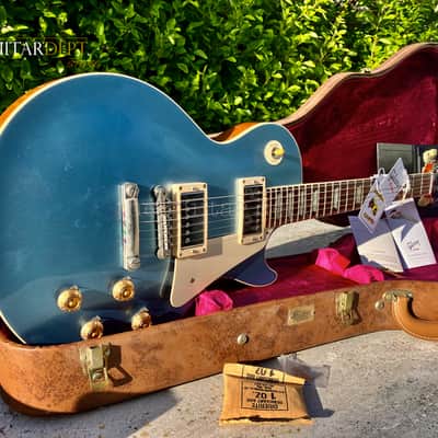 ♚TIMEWARP♚UNDER THE BED !♚SUPER RARE !♚ 2012 Gibson CUSTOM SHOP R7 ♚ 1957 Reissue Les Paul ♚ Ltd Edn PELHAM BLUE ♚ 57 image 21