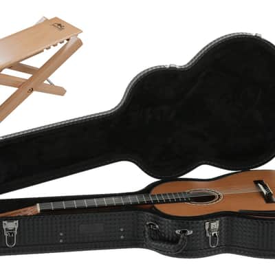 Manuel Rodriguez Tesoro de Camerún Limited Edition Solid Cedar Top & Cedar Neck 6-String Classical Acoustic Guitar w/Hard Case & Footrest image 15