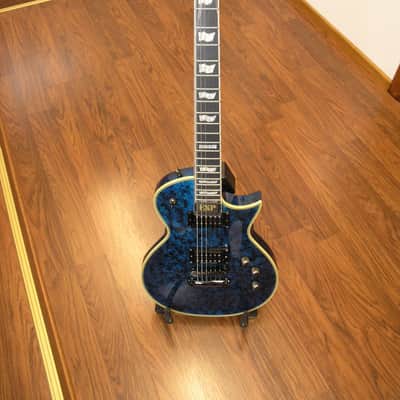 ESP Eclipse STD 2011 - Planet Blue Custom Finish - MINT + Original Case image 7