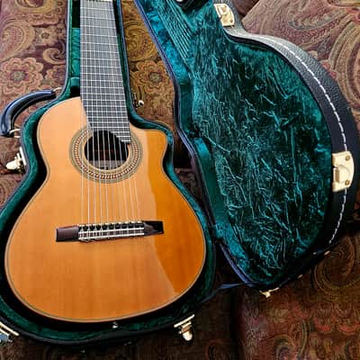 MONTALVO 10 STRINGS CLASSICAL GUITAR CONCERT SERIES GUITAR 2024 - CEDAR TOP image 5