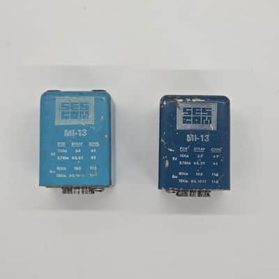 Pair of Sescom MI-13 input/interstage transformers image 1
