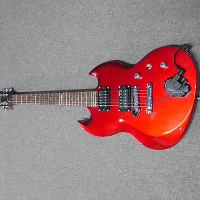 ESP LTD Viper 10 2000s - Candy Apple Red. Roland GK3 Midi pickup installed image 4