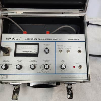 UREI Vintage (1975) Sonipulse 100-A with AKG C451E, with trunk and all manuals image 6