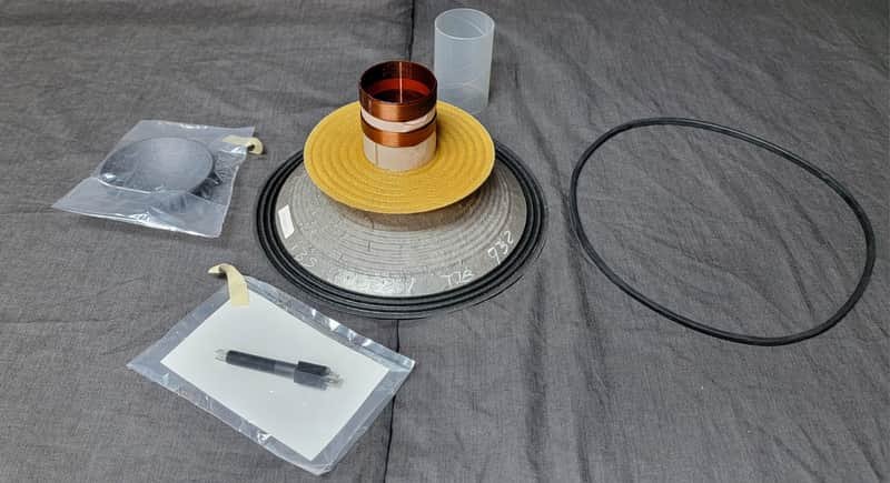 JBL C2R261 Genuine Factory Drop in Re-cone Kit for 261F Woofer from EON510 Speaker image 1