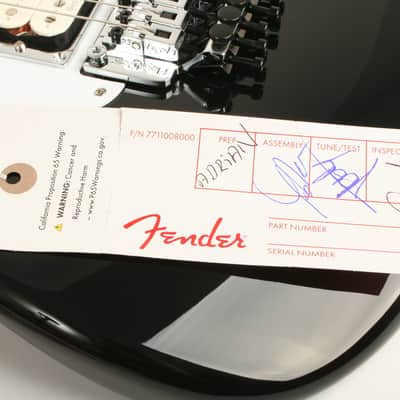 Fender Limited Edition 50th Anniversary Dave Murray Stratocaster Rosewood Fingerboard Black MX25136045 image 13