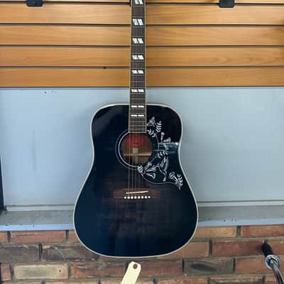 Gibson Hummingbird Custom Acoustic Electric - Nickel Hardware 2025 - Cobra Burst image 1