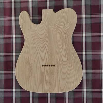 Woodtech Routing - 2 pc Catalpa - Arm & Belly Cut - Double Humbucker Telecaster Body - Unfinished image 2