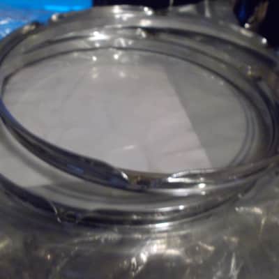 2 TAMA GRANSTAR 12 INCH 2.3 TOM RIMS 6 HOLE HOOPS NR image 3
