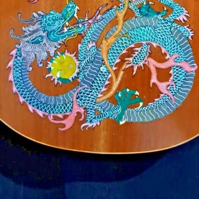 Acoustic Guitar Grand Concert, Handmade by Blueberry Dragon Motif image 12