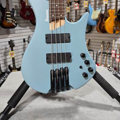 Ibanez Bass Workshop EHB600 Electric Bass Guitar - Purist Blue Matte & PLEK*D #327 image 2