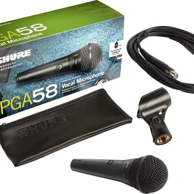 Shure PGA58-XLR Vocal Microphone w/ XLR Cable image 1