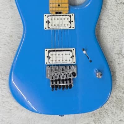 Charvel American Neo-Classic San Dimas SD1 HH FR, Maple board, Robin's Egg Blue image 1