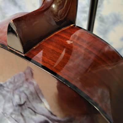 Vintage 1979 Hohner Classical HG-14 Guitar Natural  New Strings Original Soft Shell Case image 10