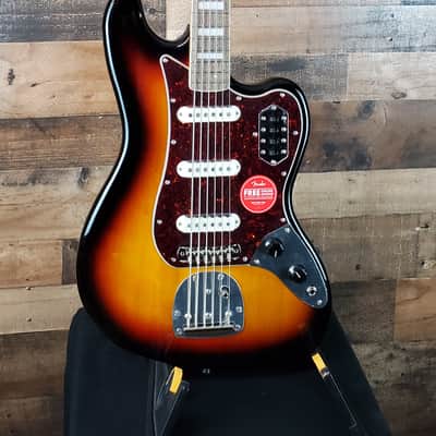 Squier Classic Vibe Bass VI Guitar, 3-tone Sunburst #629 image 7
