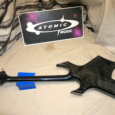B.C. Rich Deluxe Series Warlock Guitar with Case Black BC Rich image 4