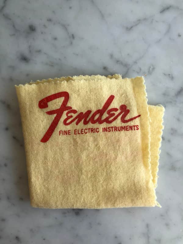 1963-1965 Fender Polish Cloth Case Candy Vintage Pre CBS Stratocaster Telecaster Mustang Bass Rare image 1