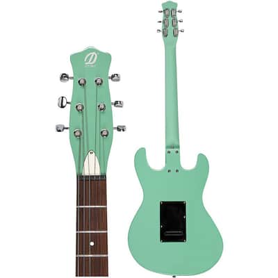 Danelectro 64XT-AQUA Reversed Double Cutaway Offset Horn Shape 6-String Electric Guitar image 5