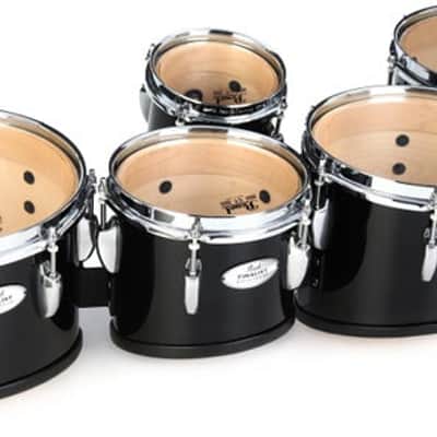 Pearl Finalist Marching Tenor Drums - 6/8/10/12/13 inches Midnight Black image 2