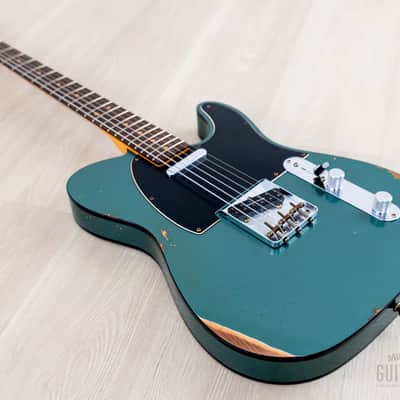 Fender Custom Shop 1963 Telecaster Custom Relic Sherwood Green w/ Twisted Tele, Seymour Duncan Little '59 image 9