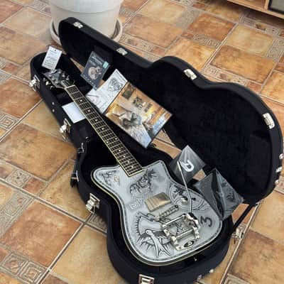 Duesenberg  Johnny Depp Jack Sparrow Limited edition Signature Series Aluminum Tattooed image 11