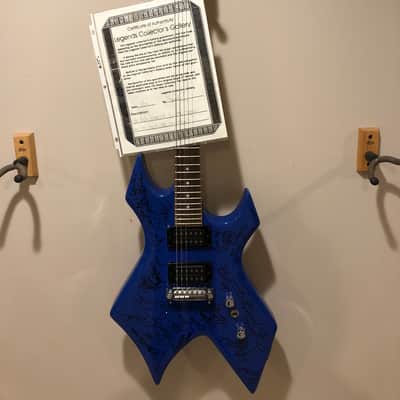 B.C. Rich Warlock SIGNED Porn Star Guitar image 3