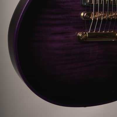 Gibson Custom Shop "Dealer Select" Les Paul Custom Electric Guitar - Purple Widow Burst incl. OHSC image 9