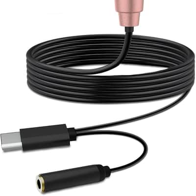 USB C Mini Karaoke Microphone for Android Phone, Laptop, Tablets Small ASMR Microphone for Voice Video Recording Singing, Vlogging, Podcasting YouTube (1 PCS Rose Golden) image 1