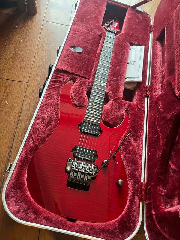 DEMO VIDEO Ibanez RG8420ZE-RS J. Custom (US Customers Tax included in shipping price), 2009 - 2012 - Red Spinel image 1