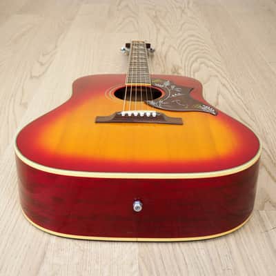1960s Lyle 680-L Hummingbird Set Neck Vintage Dreadnought Acoustic Guitar Japan w/ Case image 12