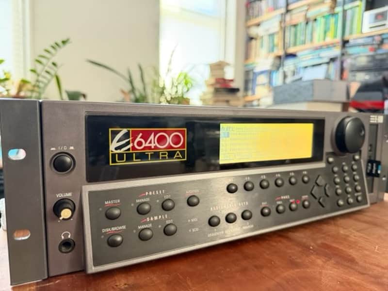 E-MU Systems E6400 Ultra w 128GB ZuluSCSI 2026 USB-C, Internal 128GB SSD, 128MB internal Memory, 64 Voice polyphony, 10GB Vintage Library image 1