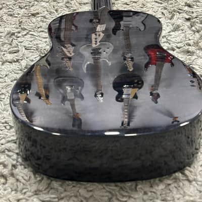 LAILA UFG-2313 FO HG BLACK - hi gloss concert ukulele image 4