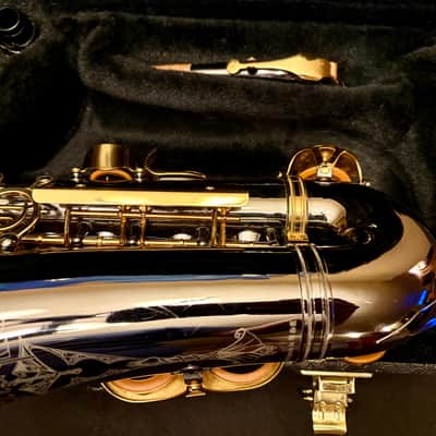 Cannonball Septyr ASCEP-BL Semi-Pro Alto Saxophone - Blue Abalone, F# Key, Black Nickel & Gold, Excellent!!! image 10